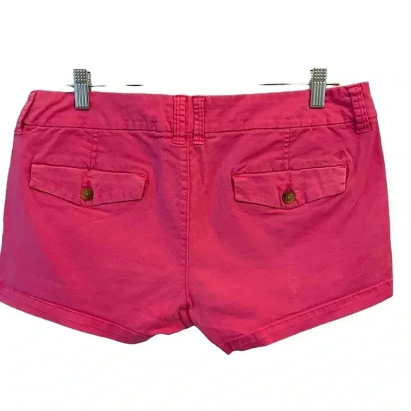 American Eagle Hot Pink Stretch Shorts Cotton - Picture 2 of 7